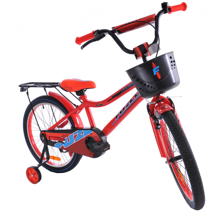 Detský bicykel 20 Fuzlu Thor červeno-čierny